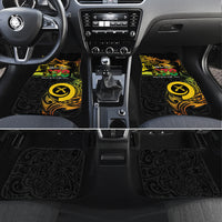 Personalised Vanuatu 678 Car Mats Proud To Be A Ni-Van LT14 Set 4pcs Black - Polynesian Pride