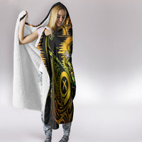 Personalised Vanuatu 678 Hooded Blanket Proud To Be A Ni-Van LT14 - Polynesian Pride