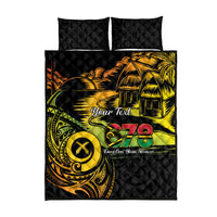 Personalised Vanuatu 678 Quilt Bed Set Proud To Be A Ni-Van LT14 - Polynesian Pride