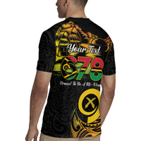Personalised Vanuatu 678 Rugby Jersey Proud To Be A Ni-Van LT14 - Polynesian Pride