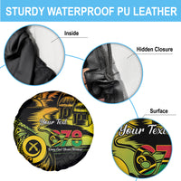 Personalised Vanuatu 678 Spare Tire Cover Proud To Be A Ni-Van LT14 - Polynesian Pride