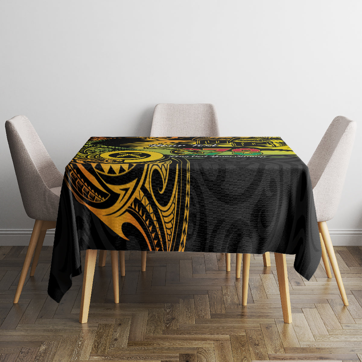 Personalised Vanuatu 678 Tablecloth Proud To Be A Ni-Van LT14 - Polynesian Pride