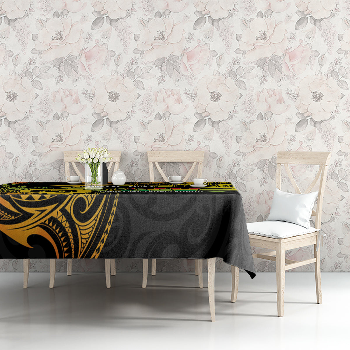 Personalised Vanuatu 678 Tablecloth Proud To Be A Ni-Van LT14 - Polynesian Pride