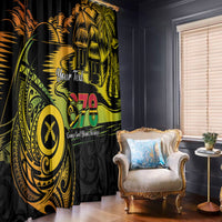 Personalised Vanuatu 678 Window Curtain Proud To Be A Ni-Van LT14 - Polynesian Pride