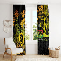 Personalised Vanuatu 678 Window Curtain Proud To Be A Ni-Van LT14 - Polynesian Pride