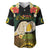 Vanuatu Triton's Trumpet Baseball Jersey Tropical Flowers Vanuatuan Map