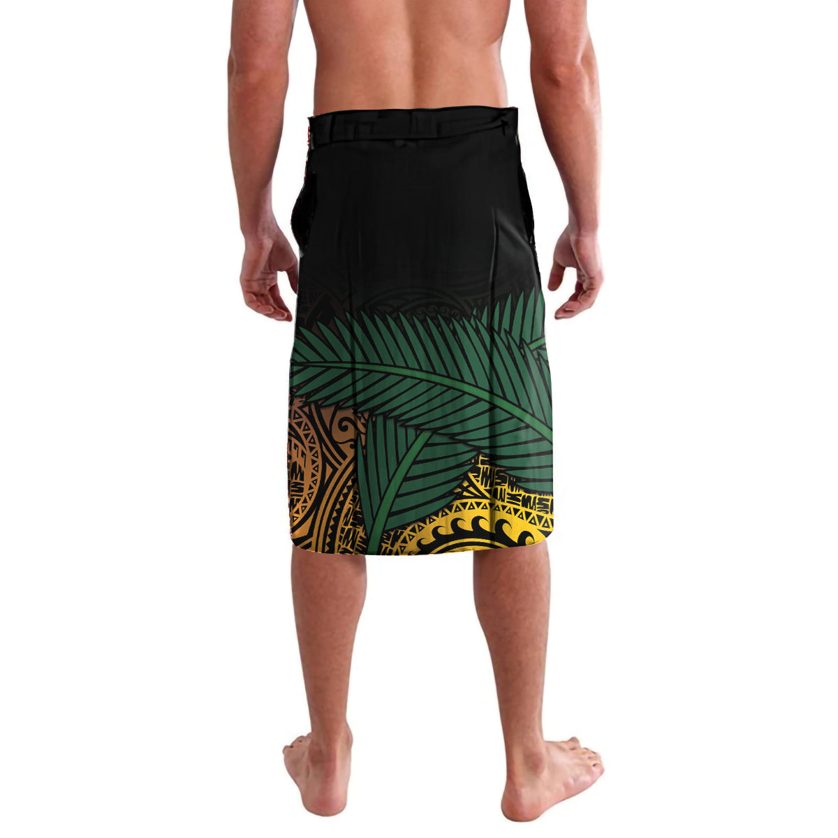 Vanuatu Triton's Trumpet Lavalava Tropical Flowers Vanuatuan Map LT14 - Polynesian Pride