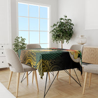 Vanuatu Triton's Trumpet Tablecloth Tropical Flowers Vanuatuan Map LT14 - Polynesian Pride