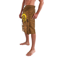 Vanuatu Coconut Crab Lavalava Ni-Van Tropical Leaves With Sand Drawing Art LT14 - Polynesian Pride