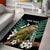 Personalised New Zealand Kakapo Area Rug Aotearoa Fern With Manuka