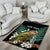 Personalised New Zealand Kakapo Area Rug Aotearoa Fern With Manuka