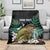 Personalised New Zealand Kakapo Blanket Aotearoa Fern With Manuka