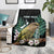 Personalised New Zealand Kakapo Blanket Aotearoa Fern With Manuka