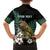 Personalised New Zealand Kakapo Family Matching Long Sleeve Bodycon Dress and Hawaiian Shirt Aotearoa Fern With Manuka