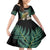 Personalised New Zealand Kakapo Family Matching Off Shoulder Short Dress and Hawaiian Shirt Aotearoa Fern With Manuka