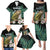 Personalised New Zealand Kakapo Family Matching Puletasi and Hawaiian Shirt Aotearoa Fern With Manuka