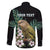 Personalised New Zealand Kakapo Family Matching Puletasi and Hawaiian Shirt Aotearoa Fern With Manuka