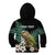 Personalised New Zealand Kakapo Kid Hoodie Aotearoa Fern With Manuka