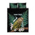 Personalised New Zealand Kakapo Quilt Bed Set Aotearoa Fern With Manuka