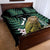 Personalised New Zealand Kakapo Quilt Bed Set Aotearoa Fern With Manuka