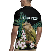 Personalised New Zealand Kakapo Rugby Jersey Aotearoa Fern With Manuka
