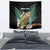 Personalised New Zealand Kakapo Tapestry Aotearoa Fern With Manuka