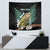 Personalised New Zealand Kakapo Tapestry Aotearoa Fern With Manuka