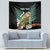 Personalised New Zealand Kakapo Tapestry Aotearoa Fern With Manuka