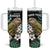 Personalised New Zealand Kakapo Tumbler With Handle Aotearoa Fern With Manuka