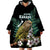 Personalised New Zealand Kakapo Wearable Blanket Hoodie Aotearoa Fern With Manuka