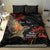 Personalised New Zealand Kea Bedding Set Nestor Notabilis With Harakeke Maori Pattern