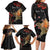 Personalised New Zealand Kea Family Matching Long Sleeve Bodycon Dress and Hawaiian Shirt Nestor Notabilis With Harakeke Maori Pattern