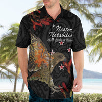 Personalised New Zealand Kea Hawaiian Shirt Nestor Notabilis With Harakeke Maori Pattern LT14 - Polynesian Pride