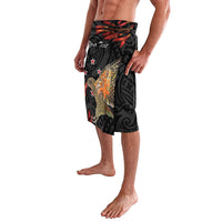 Personalised New Zealand Kea Lavalava Nestor Notabilis With Harakeke Maori Pattern LT14 - Polynesian Pride