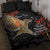 Personalised New Zealand Kea Quilt Bed Set Nestor Notabilis With Harakeke Maori Pattern