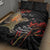 Personalised New Zealand Kea Quilt Bed Set Nestor Notabilis With Harakeke Maori Pattern