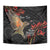 Personalised New Zealand Kea Tapestry Nestor Notabilis With Harakeke Maori Pattern