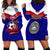 American Samoa Football Hoodie Dress Polynesian Sporty Style LT14 - Polynesian Pride