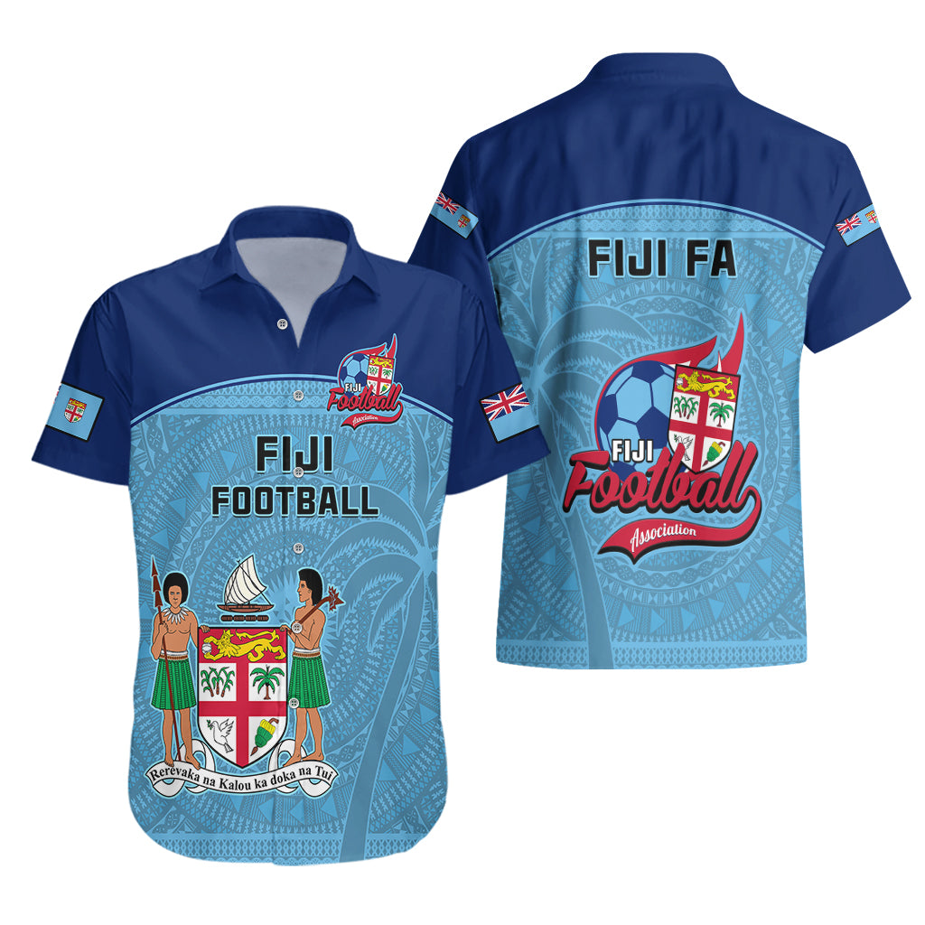 Fiji Football Hawaiian Shirt Fijian Tapa Pattern Sporty Style LT14 - Polynesian Pride