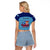 Fiji Football Raglan Cropped T Shirt Fijian Tapa Pattern Sporty Style LT14 - Polynesian Pride