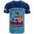 Custom Fiji Football T Shirt Fijian Tapa Pattern Sporty Style LT14 - Polynesian Pride