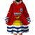 Kiribati Football Wearable Blanket Hoodie Polynesian Pattern Mix Kiribatian Flag LT14 - Polynesian Pride