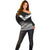 Aotearoa Football Off Shoulder Sweater Go New Zealand Maori Fern Pattern LT14 - Polynesian Pride