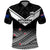 Custom Aotearoa Football Polo Shirt Go New Zealand Maori Fern Pattern LT14 Black - Polynesian Pride