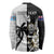 Custom Fiji And New Zealand Rugby Long Sleeve Shirt Aotearoa Silver Fern Mix Fijian Tapa Pattern