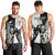 Custom Fiji And New Zealand Rugby Men Tank Top Aotearoa Silver Fern Mix Fijian Tapa Pattern