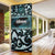 Kia Ora New Zealand Door Cover Aotearoa Proud Maori Paua Shell Silver Fern - Polynesian Pride