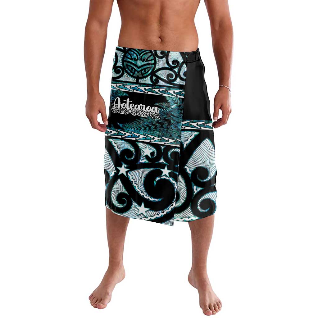 Kia Ora New Zealand Lavalava Aotearoa Proud Maori Paua Shell Silver Fern - Polynesian Pride