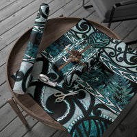 Kia Ora New Zealand Wrapping Paper Aotearoa Proud Maori Paua Shell Silver Fern - Polynesian Pride