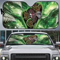 Piwakawaka New Zealand Christmas In July Auto Sun Shade NZ Aroha Koru Fern Marble Vibes